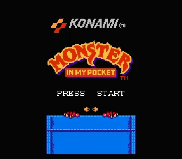 Monster in My Pocket (USA) (Beta) (1991-04-22) screen shot title